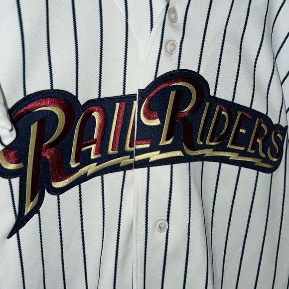 Derek Jeter Jersey New York Yankees Railriders SWB Scranton AAA MLB Adult Small - Picture 2 of 14